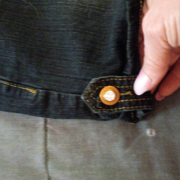 Black Vintage Harlem shorts with rhinestones size 13 - Picture 4 of 5